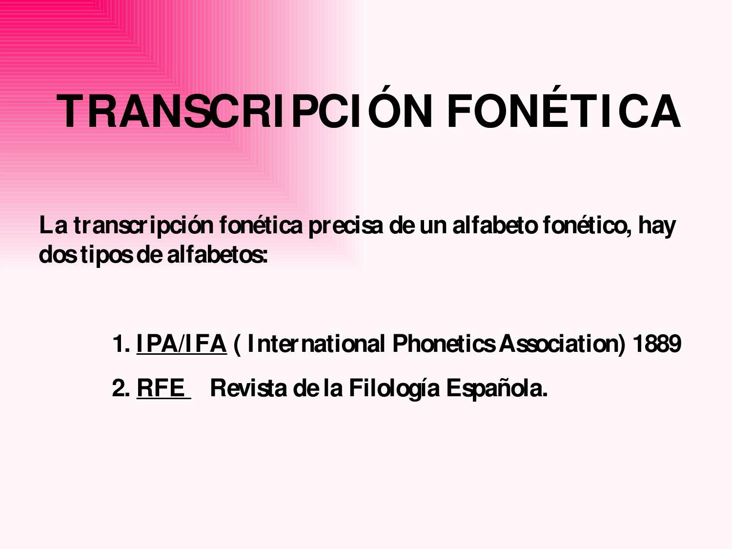 Transcripción fonética precisa del español con AFI